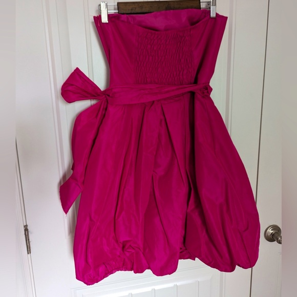 Pink Retro Y2K Hot Pink Mini Dress - Picture 3 of 4